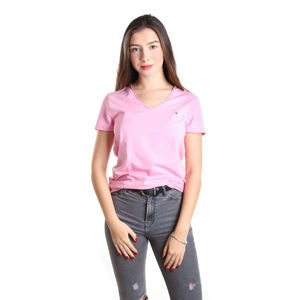 Tommy Hilfiger dámské růžové tričko Lizzy - S (647)